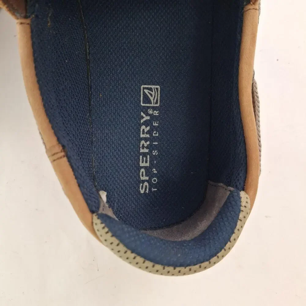 Sperry Top-Sider Lanyard Shoes Size 6.5M Brown Leather Boat Deck Casual